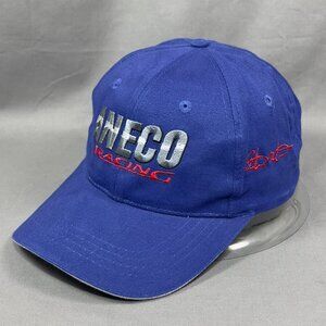 Aneco Racing #8 Strapback Hat Cap Blue Toppers Souvenir Outdoor Sports Mens